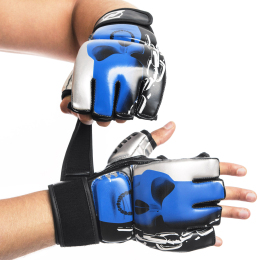 Перчатки для смешанных единоборств MMA Zelart BO-1319 S-XL цвета в ассортименте