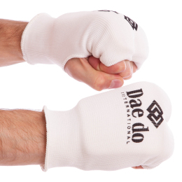 Перчатки (накладки) для карате DADO MA-0009D размер XS-L белый