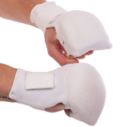 Перчатки (накладки) для карате SP-Sport MFT-1041B размер XS-XL белый
