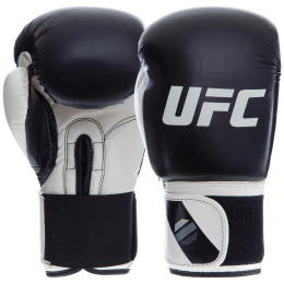 Боксерські рукавиці UFC PRO Compact UHK-75004 S-M білий-чорний