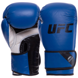 Перчатки боксерские UFC PRO Fitness UHK-75035 12 унций синий