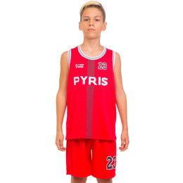 Форма баскетбольна дитяча NB-Sport NBA PYRIS 23 BA-0837 M-2XL кольори в асортименті