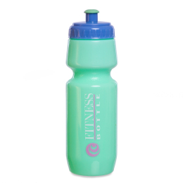 Бутылка для воды спортивная FI-5958 750мл FITNESS BOTTLE (PE, силикон, розовый-мятный-розовый)