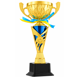 Кубок спортивный наградной SP-Sport Supreme YK601A высота 38,5см золотой