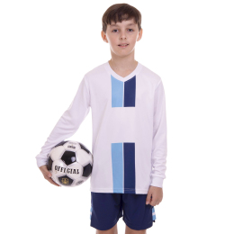 Форма футбольна дитяча комплект лонгслів і шорти SP-Sport CO-2001B-1 24-30 кольори в асортименті