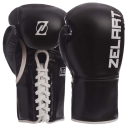 Перчатки боксерские на шнуровке Zelart BO-1348 10-14 унций цвета в ассортименте