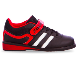 Штангетки обувь для тяжелой атлетики Zelart OB-1263 размер 39-4 черный-красный