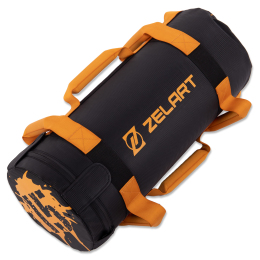 Мішок для кросфіту та фітнесу Zelart TA-7825-15 15кг помаранчевий