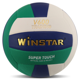Мяч волейбольный WINSTAR VB-00031 №5 PU белый-синий-зеленый