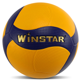 Мяч волейбольный WINSTAR VB-00032 №5 PU желтый-синий