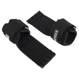 Накладки для подтягивания и тяги ANTI SLIP HAND GRIP EZOUS D-18 2шт черный
