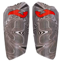 Щитки футбольные с держателем щитков в комплекте Joma SPARTAN 401674-111 S-L черный-белый