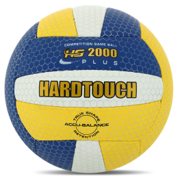 Мяч волейбольный HARD TOUCH VB-4391 №5 PU синий-желтый-белый
