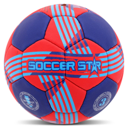 Мяч гандбольный SOCCER STAR HB-4530-3 размер 3 красный-синий