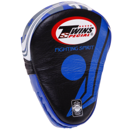 Лапа боксерская изогнутая тренировочная кожа TWINS FPML10-43 25x19x9см 1штука цвета в ассортименте