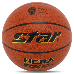 Мяч баскетбольный STAR HERA FOX BB4707C №7 PU красный