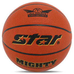Мяч баскетбольный STAR MIGHTY BB4597 №7 PU оранжевый