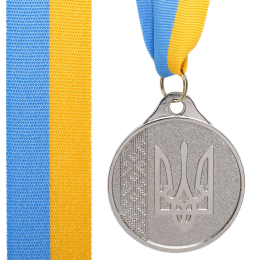 Медаль спортивная с лентой UKRAINE SP-Sport C-9294 золото, серебро, бронза