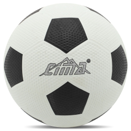 Мяч резиновый №5 CIMA BA-7896 черно-белый
