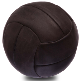 Мяч футбольный Leather VINTAGE F-0251 №5 темно-коричневый