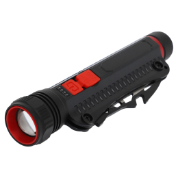 Ліхтарик ручний мультифункціональний світлодіодний з ножем X-BALOG DT-001 чорний