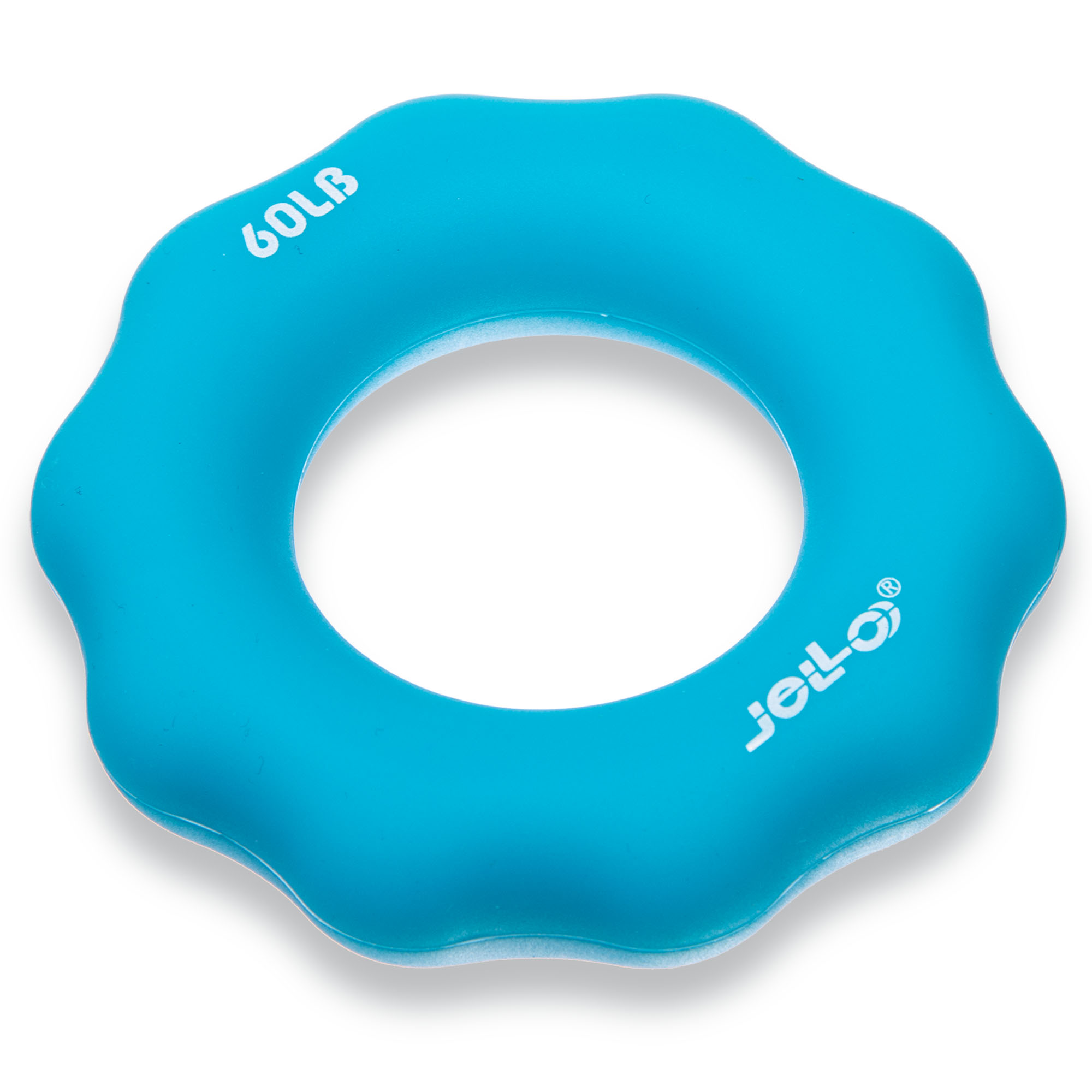 Эспандер кистевой кольцо JELLO FI-1786 нагрузка 4,5-30кг Голубой 60LB