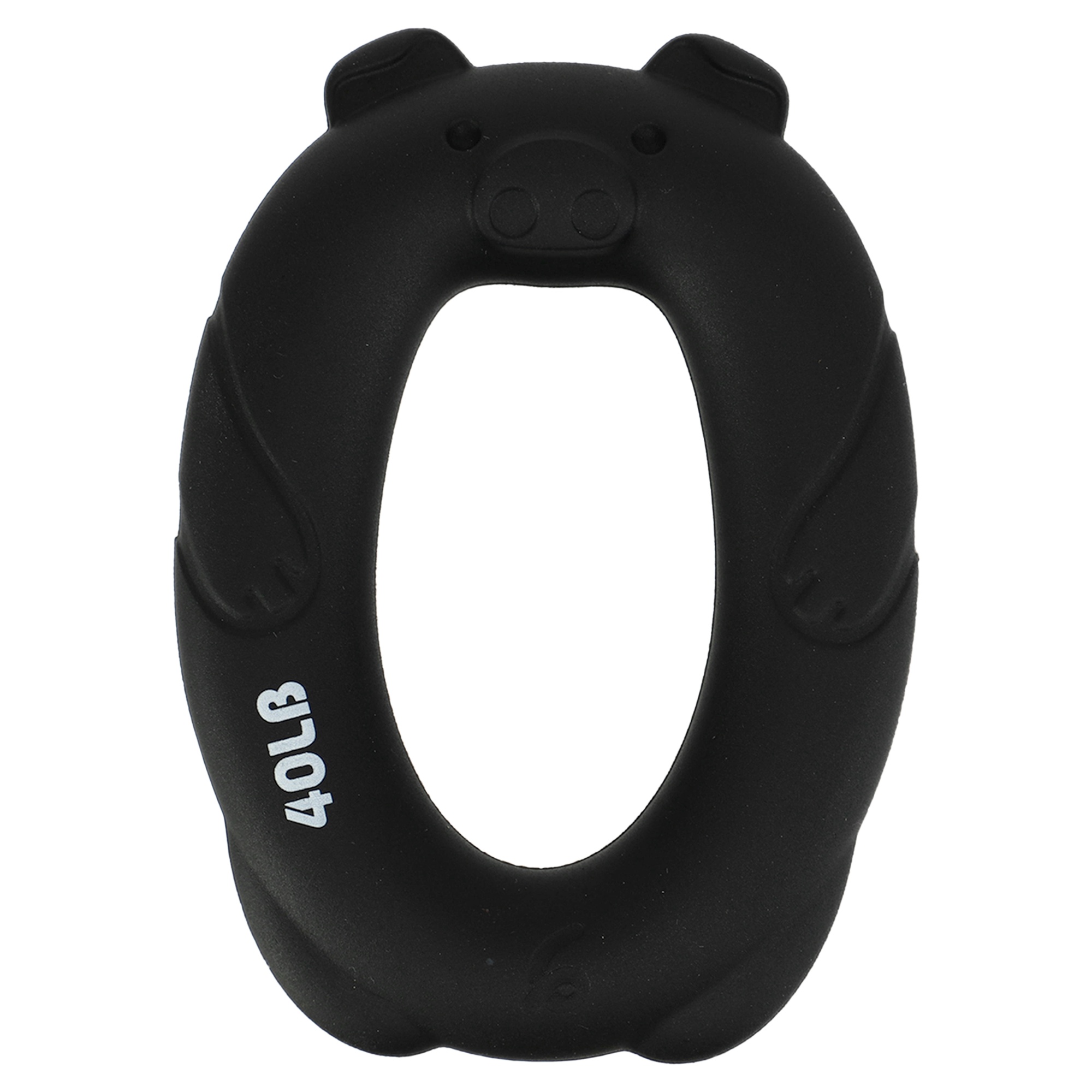 Эспандер кистевой кольцо JELLO PIG FI-0705 нагрузка 20LB-40LB Чёрный