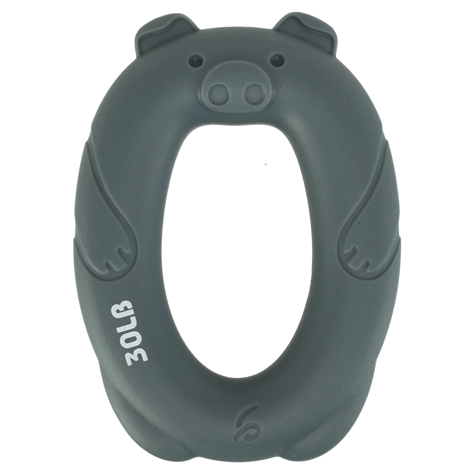 Эспандер кистевой кольцо JELLO PIG FI-0705 нагрузка 20LB-40LB Серый 30LB