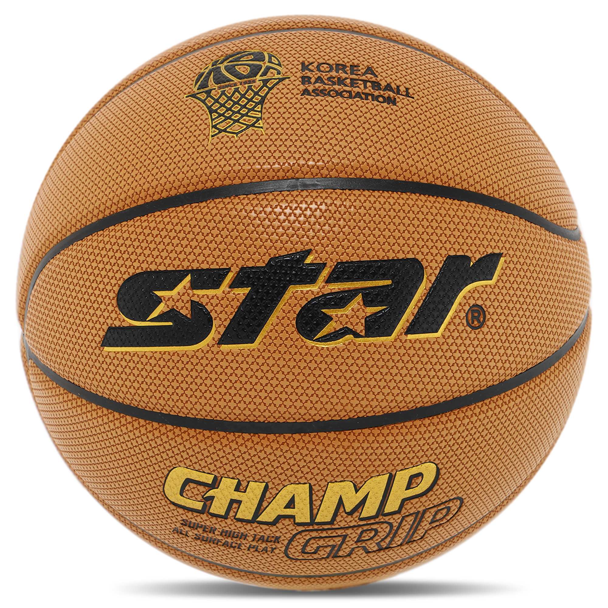 М'яч баскетбольний STAR CHAMP GRIP BB4277C №7 PU Помаранчевий