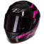 Мотошлем интеграл (full face) TZ M-3834 M-XL черный-розовый