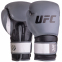 Боксерські рукавиці шкіряні UFC PRO Training UHK-69996 18унцій сірий-чорний