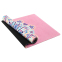 Коврик для йоги Замшевый Record FI-5662-6 размер 183x61x0,3см с принтом Тройной Оберег розовый