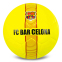 М'яч футбольний HYBRID BALLONSTAR BARCELONA FB-7955 №5 PU жовтий