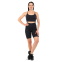 Костюм спортивный женский для фитнеса и тренировок велотреки и топ V&X WX1463-WK1464 S-L черный