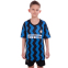 Форма футбольная детская с символикой футбольного клуба INTER MILAN домашняя 2021 SP-Planeta CO-2458 8-14 лет синий-черный