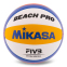 Мяч волейбольный пляжный MIKASA BV550C №5 PVC белый-синий-желтый