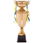 Кубок спортивний з кришкою і чашею SP-Sport CUP C-1505A висота 57см золотий