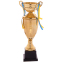 Кубок спортивный с крышкой и чашей SP-Sport CUP C-1505C высота 44см золотой
