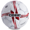 М'яч футбольний CORE PROF CR-002 №5 білий-червоний
