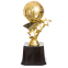 Награда спортивная SP-Sport Футбольный мяч JZ-19841-F золотой