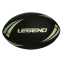 М'яч для регбі LEGEND R-3291 №5 PVC чорний-салатовий