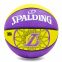 М'яч баскетбольний гумовий SPALDING NBA Team LAKERS 83156Z №7 фіолетовий-жовтий