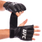 Рукавиці для змішаних єдиноборств MMA шкіряні UFC Pro UHK-69909 M чорний