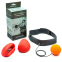 Пневмотренажер для боксу з накладками для рук fight ball SP-Sport BO-0851 чорний-помаранчевий
