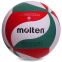 М'яч волейбольний MOL VB-2635 №5 PU білий-зелений-червоний