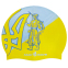 Шапочка для плавания MadWave UKRAINE M055304 желтый-голубой