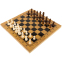 Шахматы шашки нарды 3 в 1 набор настольных игр из бамбука SP-Sport A3140 размер 39x39см
