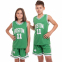 Форма баскетбольная детская NB-Sport NBA BOSTON 11 6354 M-2XL зеленый-белый