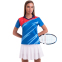 Комплект одежды для тенниса женский футболка и юбка Lingo LD-1843B S-3XL цвета в ассортименте