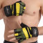 Перчатки для фитнеса и тяжелой атлетики MARATON AI041060 L-XXL черный-зеленый-желтый